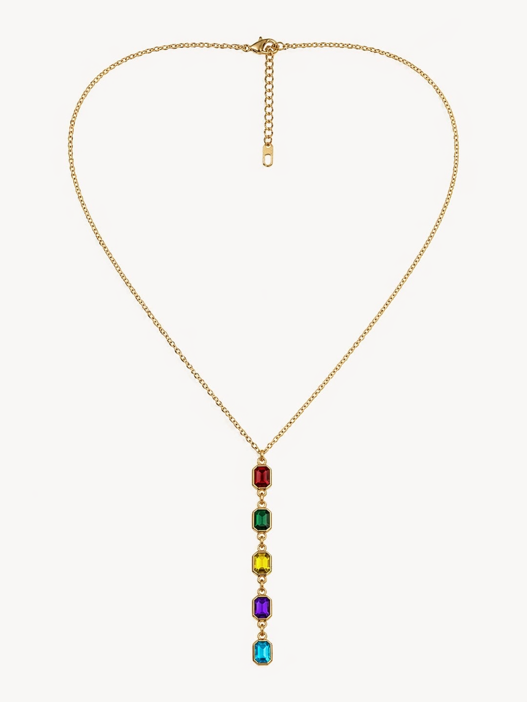 Spectrum Drop Necklace