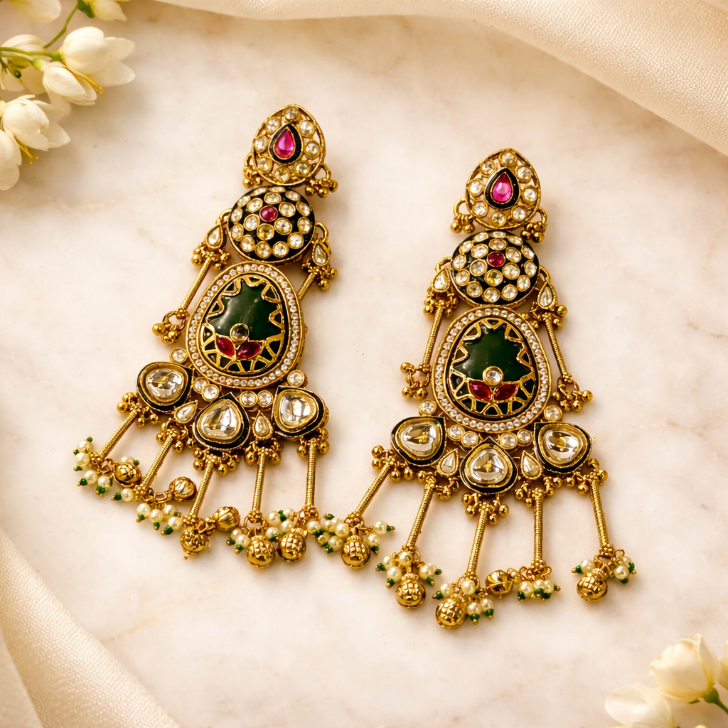 Meher Rang Statement Earrings