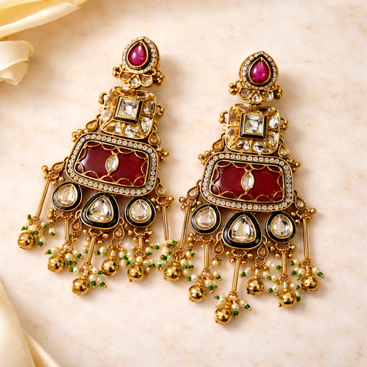 Ruhika Festive Statement Earrings