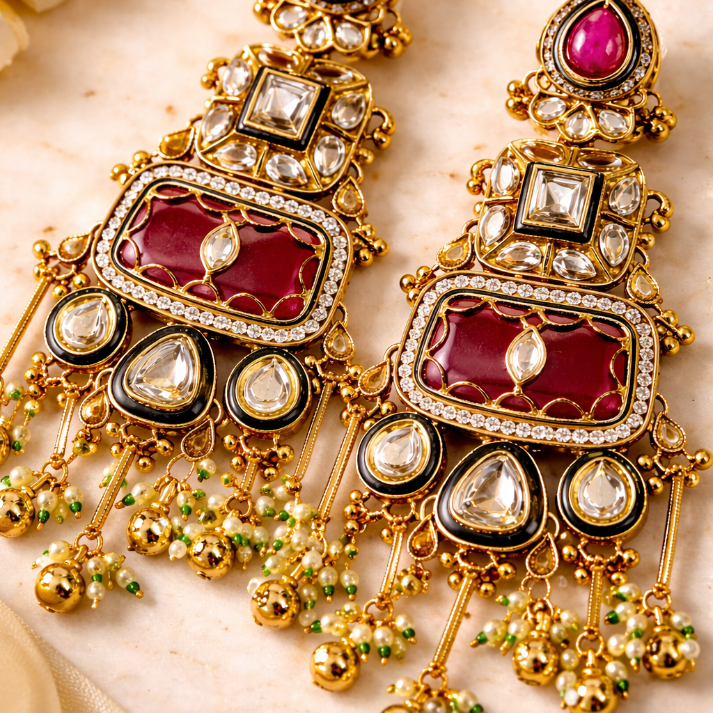 Ruhika Festive Statement Earrings