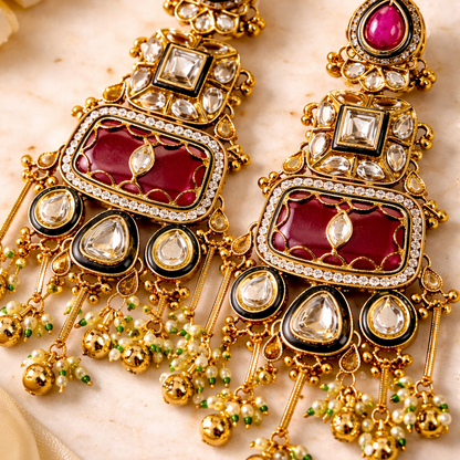 Ruhika Festive Statement Earrings