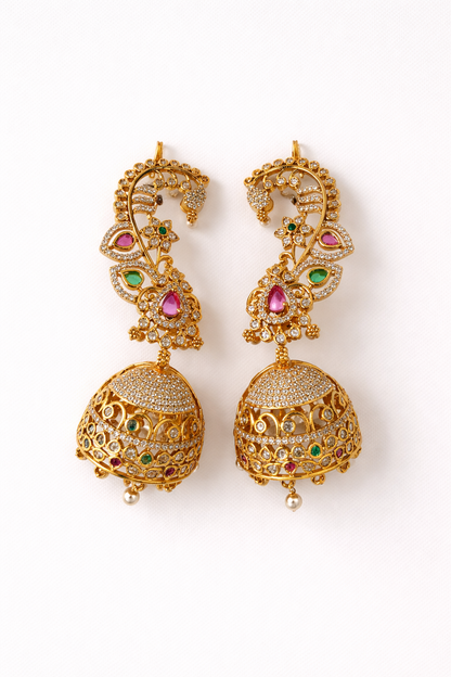 Meher Gul  Ear Cuff Jhumkas