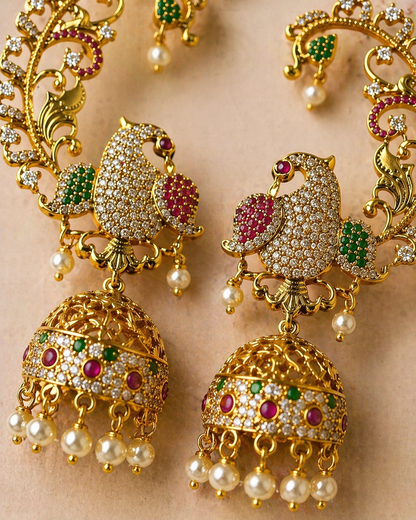 Rajmayur  Ear Cuff Jhumkas