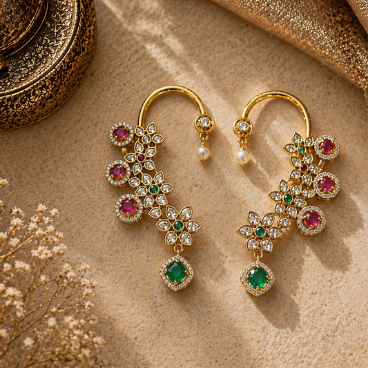 Zehra Bloom Ear Cuffs