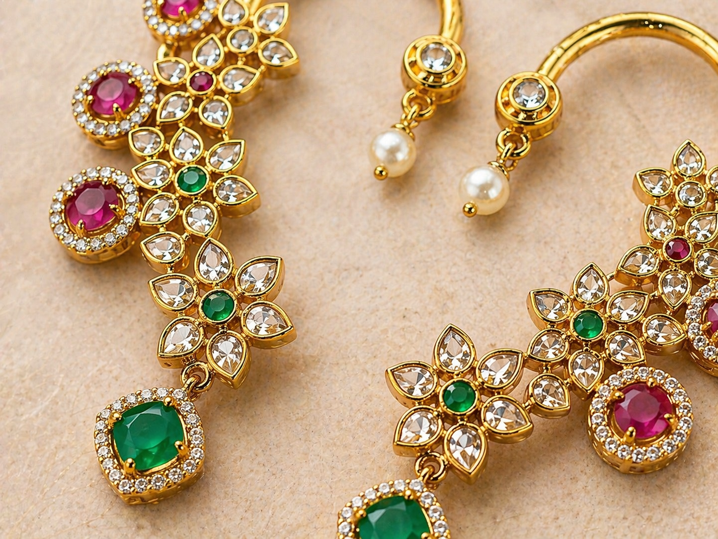 Zehra Bloom Ear Cuffs