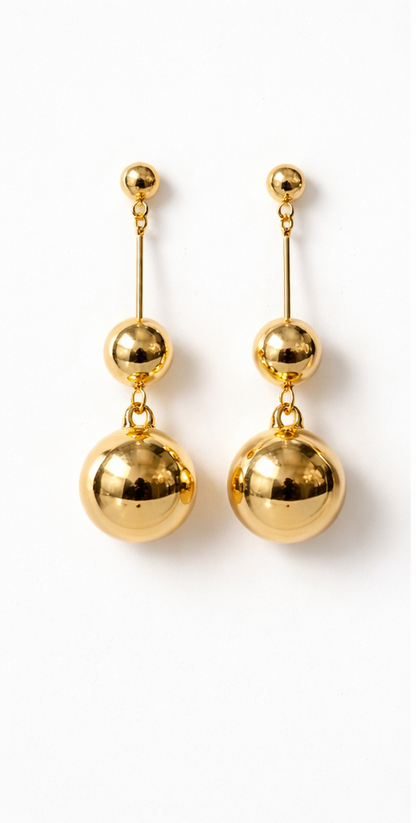 Golden Orbit Earring