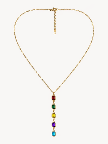 Spectrum Drop Necklace