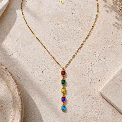 Spectrum Drop Necklace