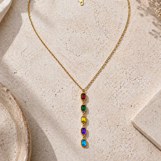 Spectrum Drop Necklace