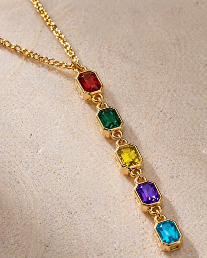 Spectrum Drop Necklace