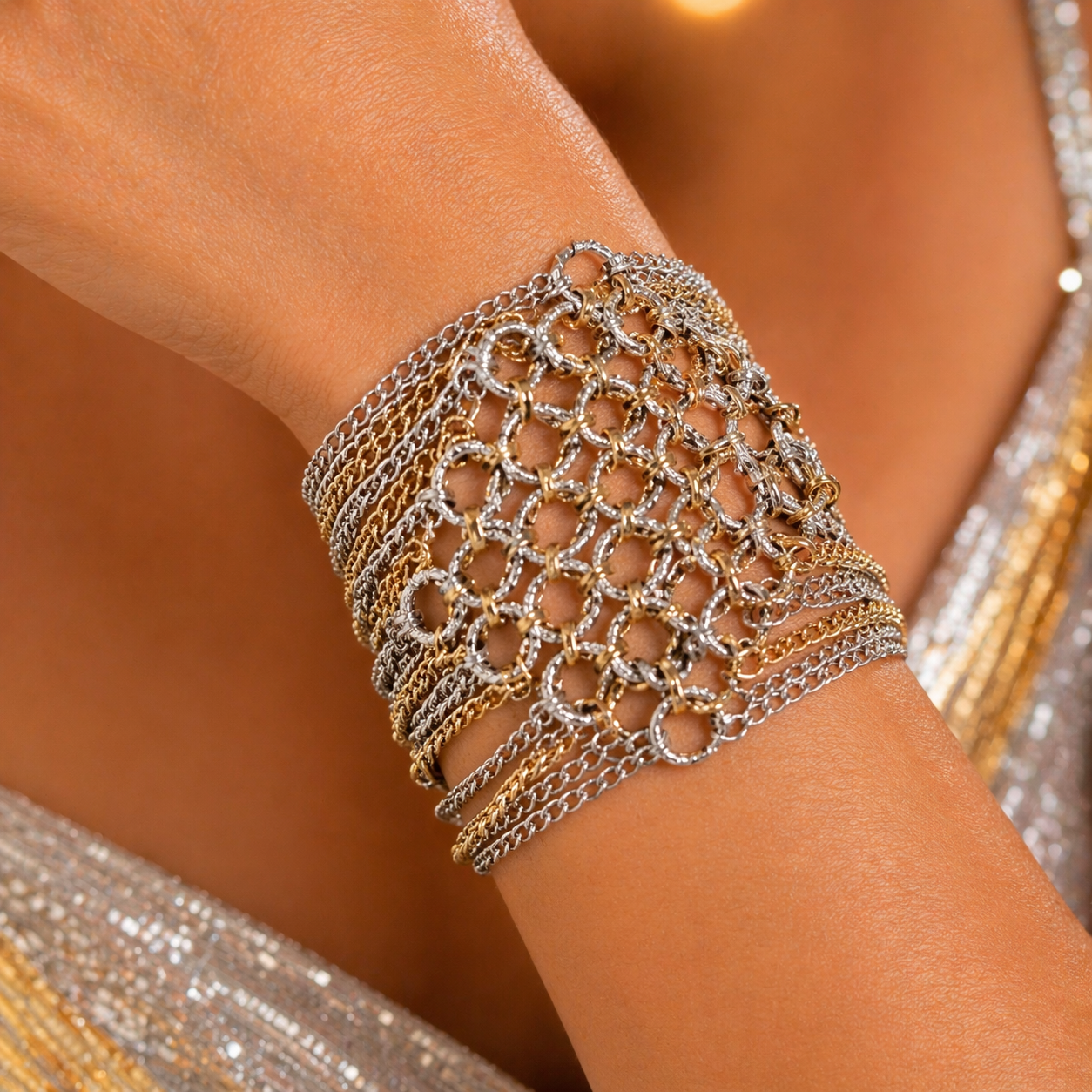 Dual Chain Cuff