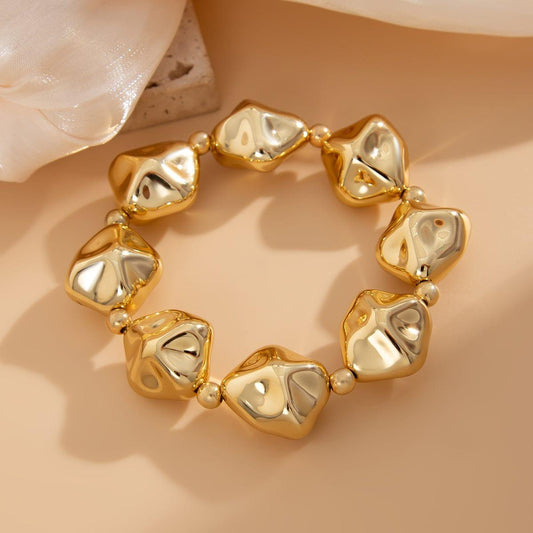 Golden Pebble Bracelet